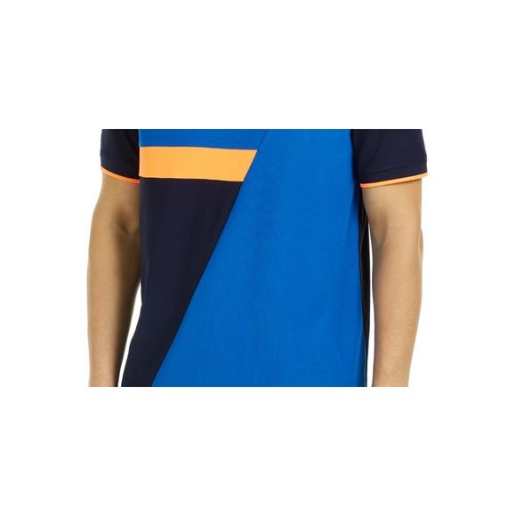 Club Room Men's Colorblocked Performance Polo Shirt  Dark Blue Size XXXL - Picture 3 of 4